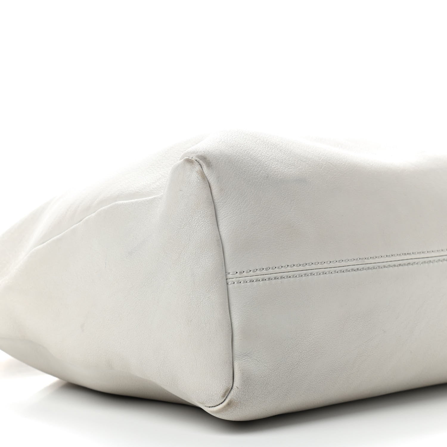 Tom Ford Calfskin Zipper Strap Hobo White 6 of 13