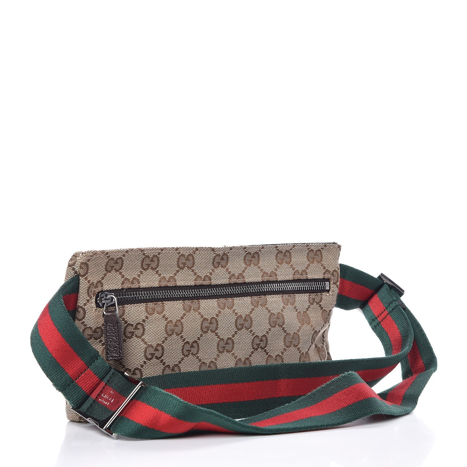 Gucci Monogram Web Belt Bag Dark Brown 3 of 6