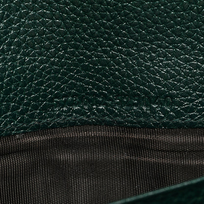 Gucci Grainy Calfskin Zumi Continental Wallet Vintage Green 7 of 7