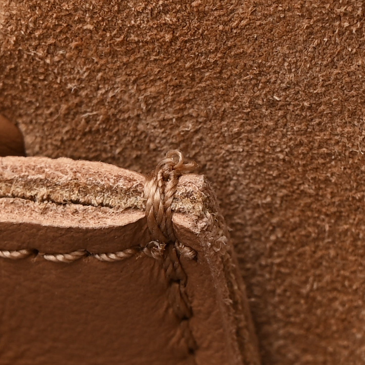 Calfskin Mony Tote Light Tan