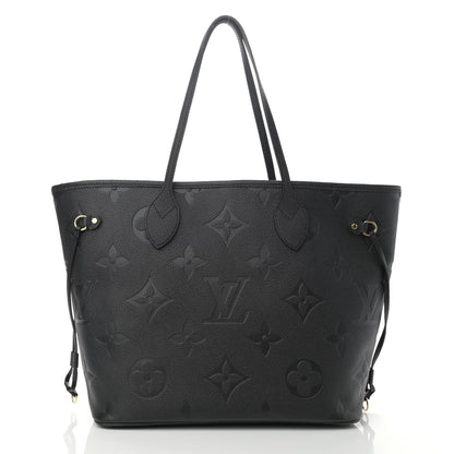Louis Vuitton Empreinte Monogram Giant Neverfull MM Black 3 of 10
