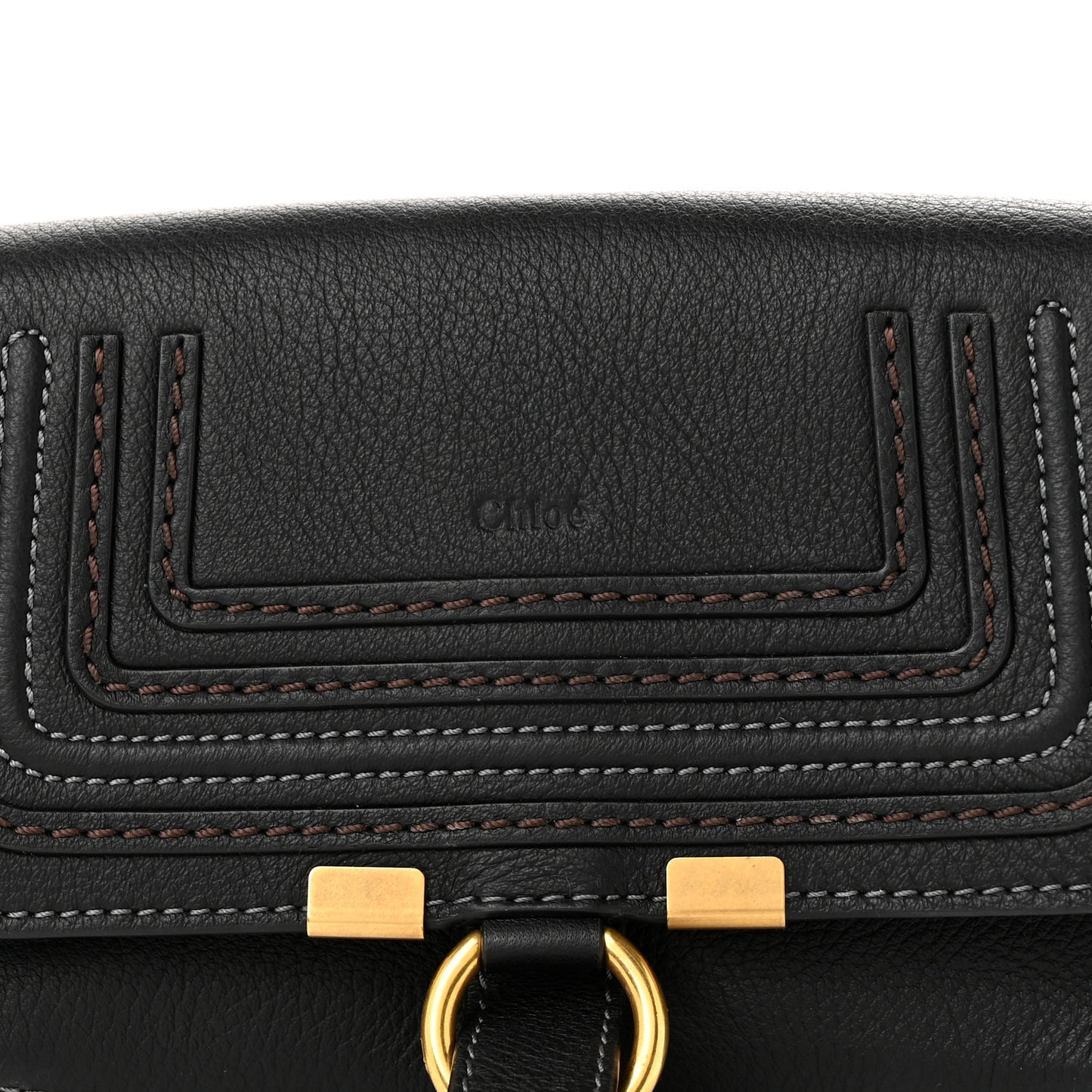 Calfskin Marcie Convertible Belt Bag Black