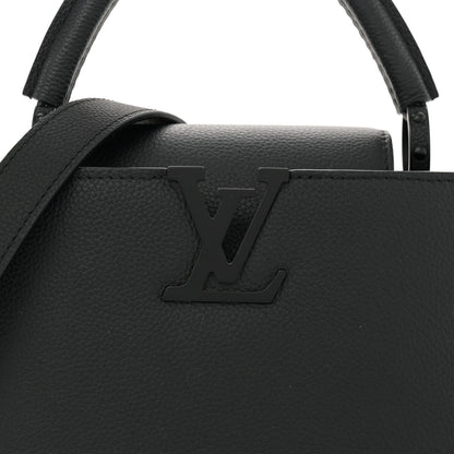 Louis Vuitton Taurillon Capucines BB Matte Black 7 of 11