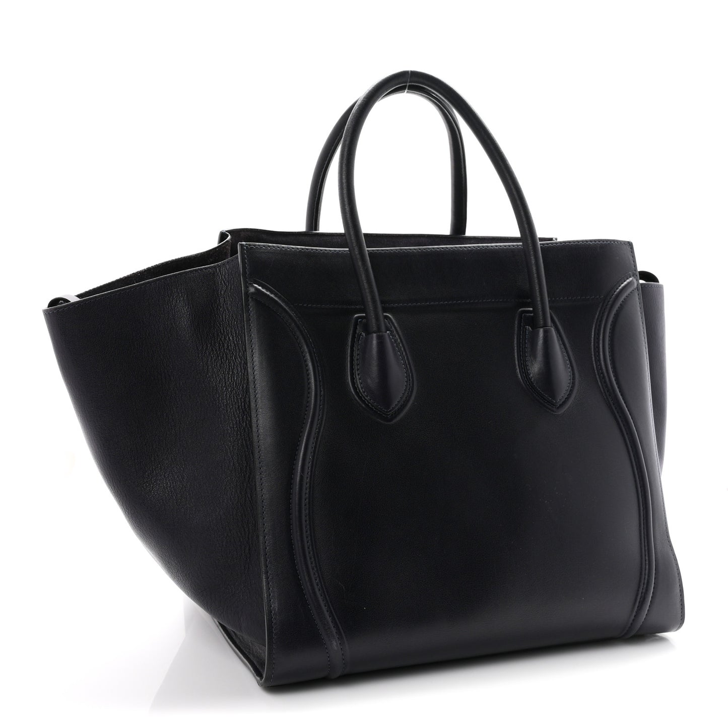 Supple Calfskin Medium Phantom Luggage Indigo