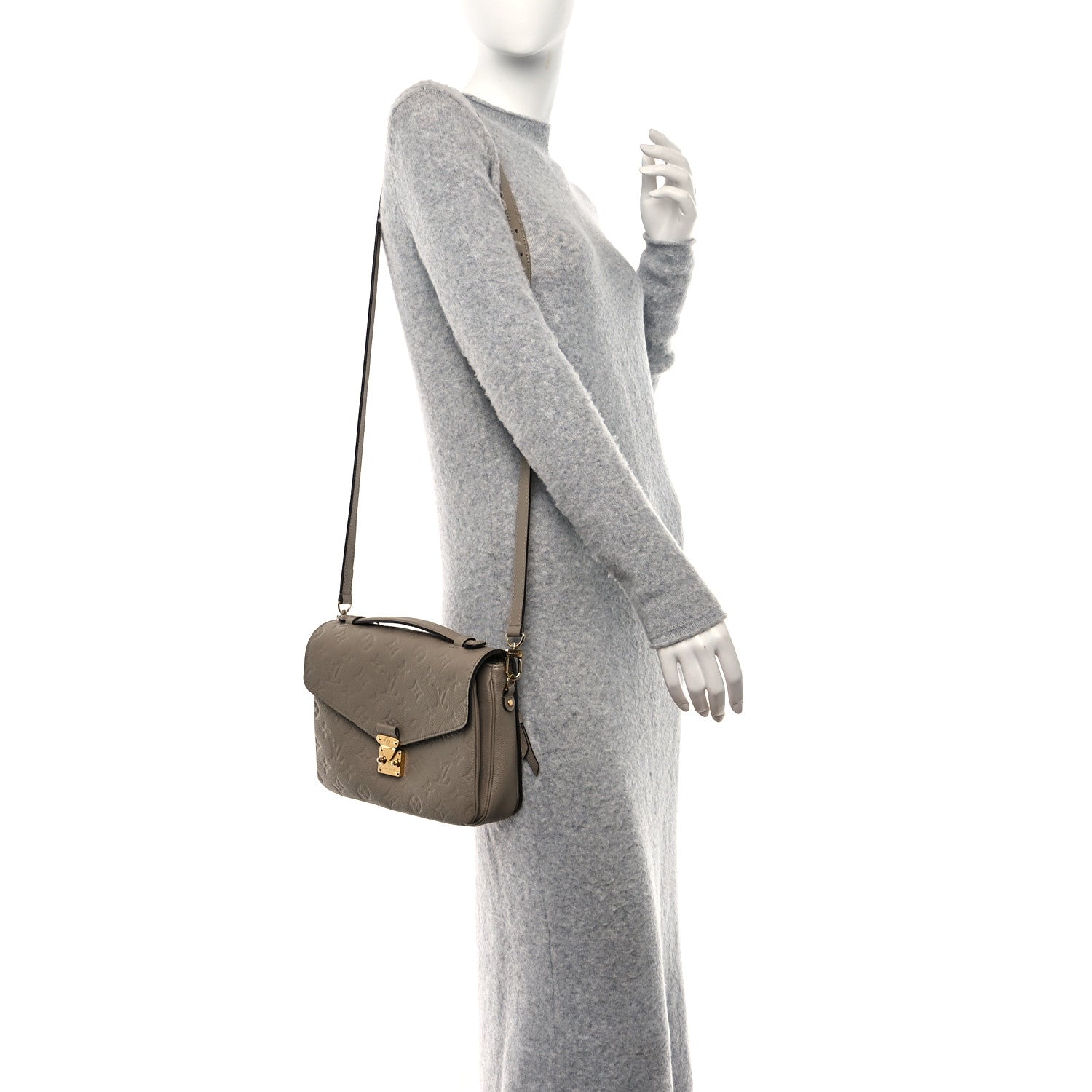 Louis Vuitton Empreinte Pochette Metis Tourterelle 2 of 9