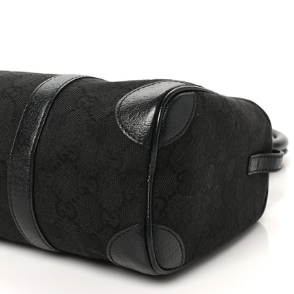 Gucci Monogram Boston Bag Black 10 of 10