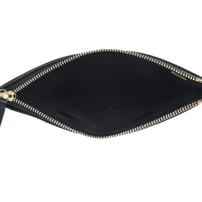 Chanel Caviar Quilted Mademoiselle Vintage Zip Pouch Black 6 of 10