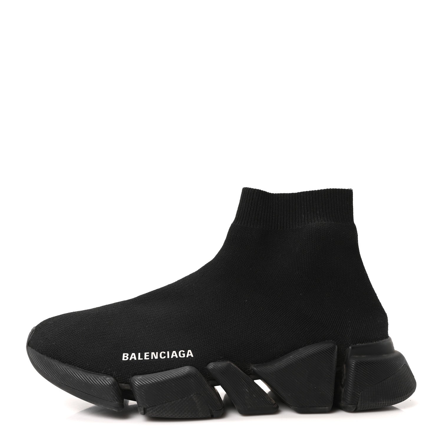 Balenciaga Technical 3D Recycled Knit Womens Speed 2.0 Sneakers 41 Monocolor Black 1 of 18