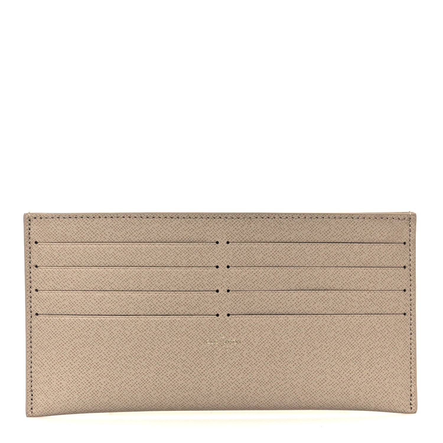 Louis Vuitton Calfskin Felicie Chain Wallet Card Holder Insert Tourterelle 1 of 7