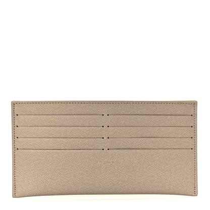 Louis Vuitton Calfskin Felicie Chain Wallet Card Holder Insert Tourterelle 1 of 7