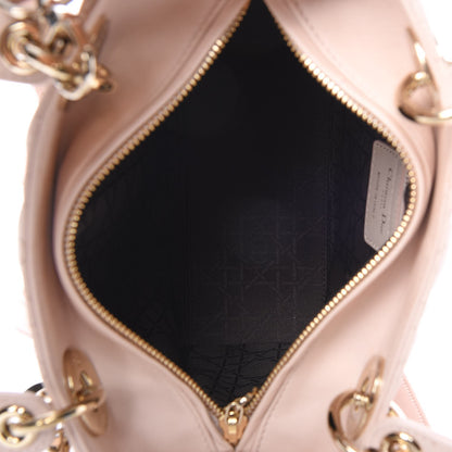 Christian Dior Lambskin Cannage Medium Lady Dior Light Pink 5 of 9