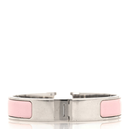 Hermes Enamel Narrow Clic Clac H Bracelet PM Rose Candeur 4 of 10