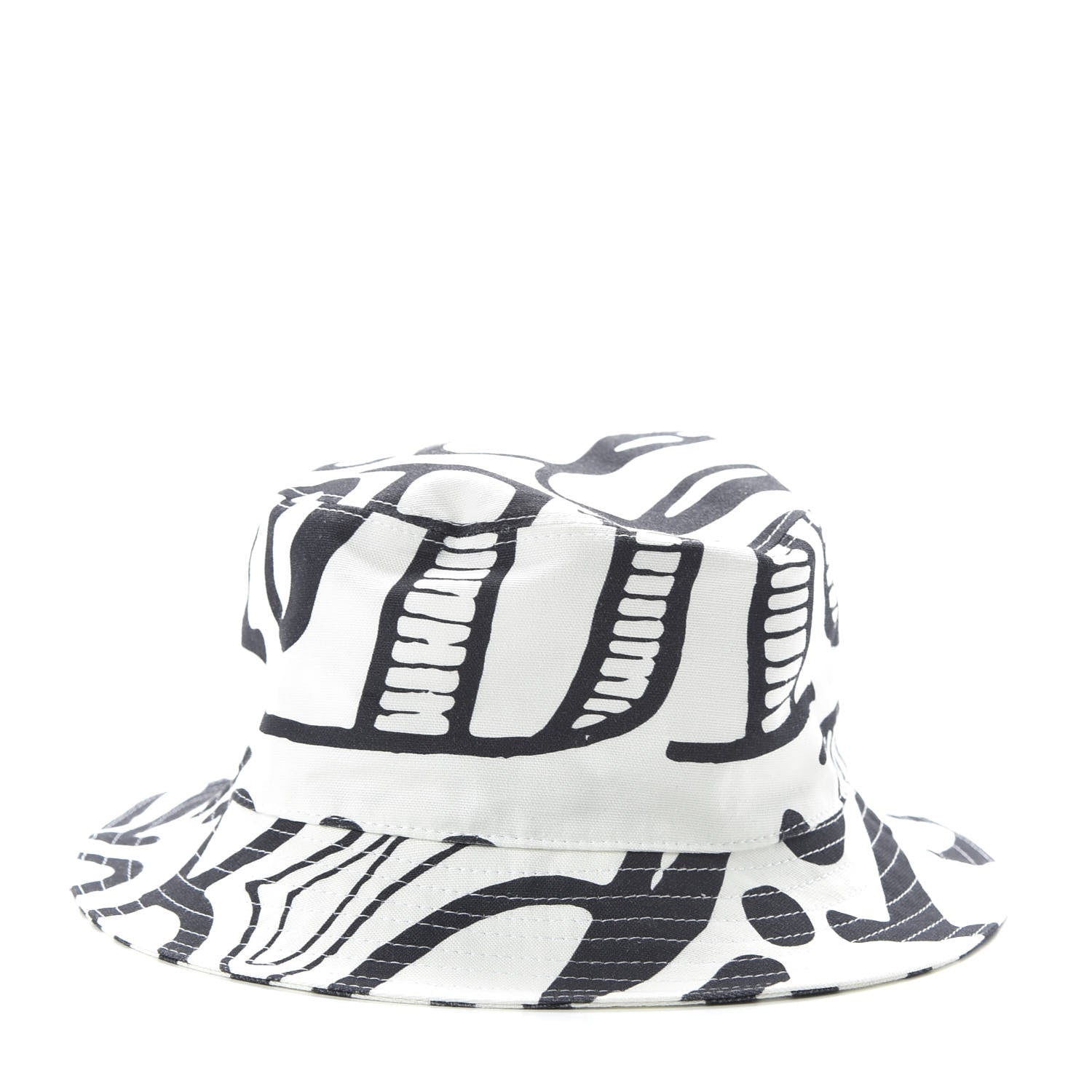 Christian Dior X SHAWN STUSSY Bucket Hat L Black White 6 of 9