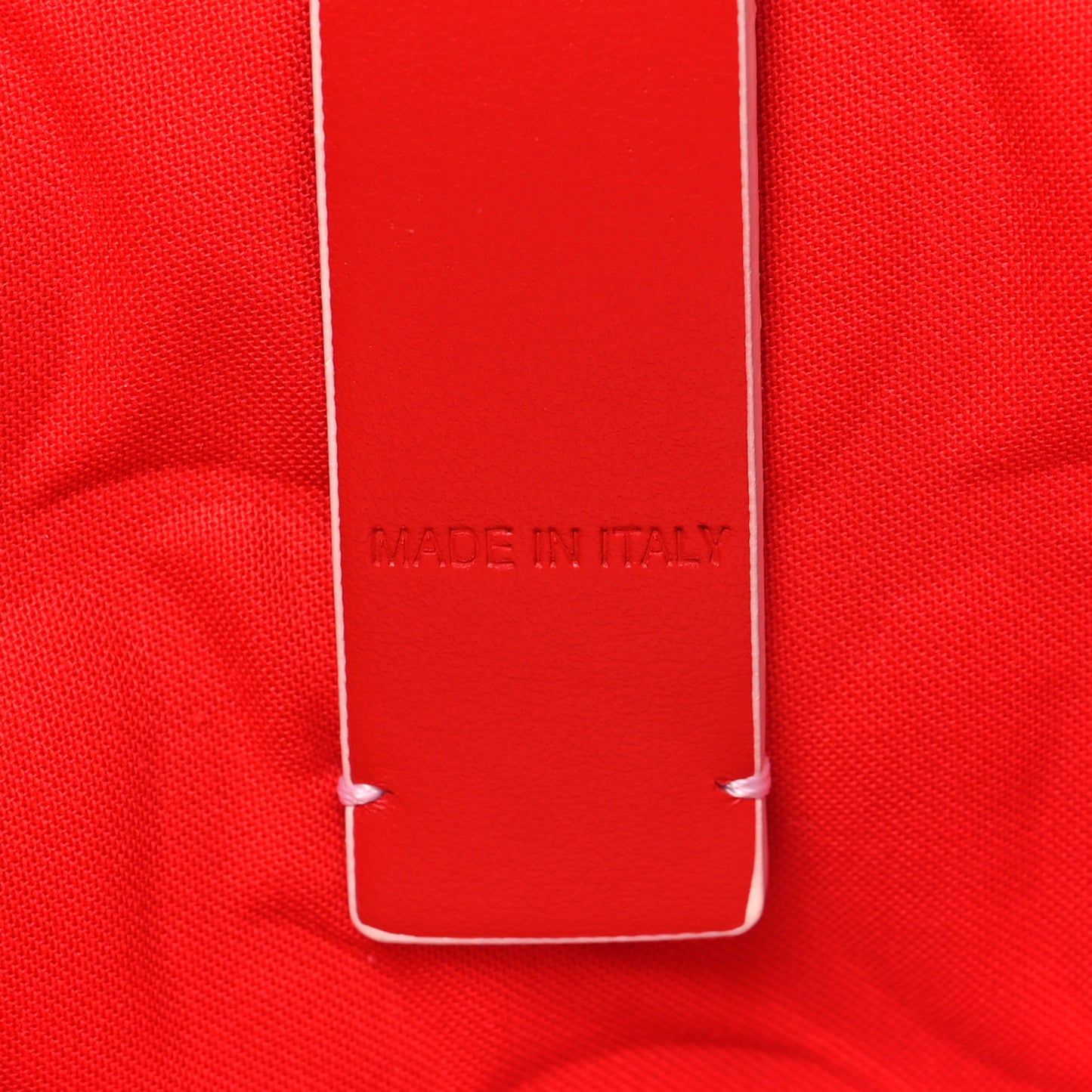 Nappa Embossed Small East West Cabata Tote White