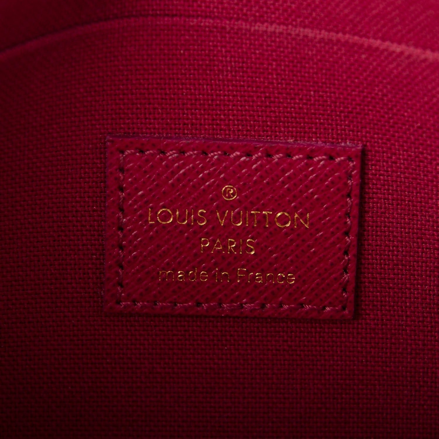 Louis Vuitton Monogram Pochette Felicie Chain Wallet Fuchsia 7 of 10