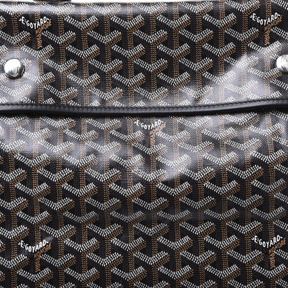 Goyard Goyardine Saint Leger Soft Briefcase Backpack Black 7 of 7