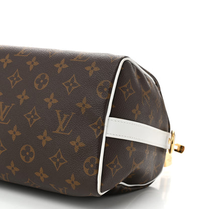 Louis Vuitton Monogram LV Match Speedy Bandouliere 25 White 9 of 9
