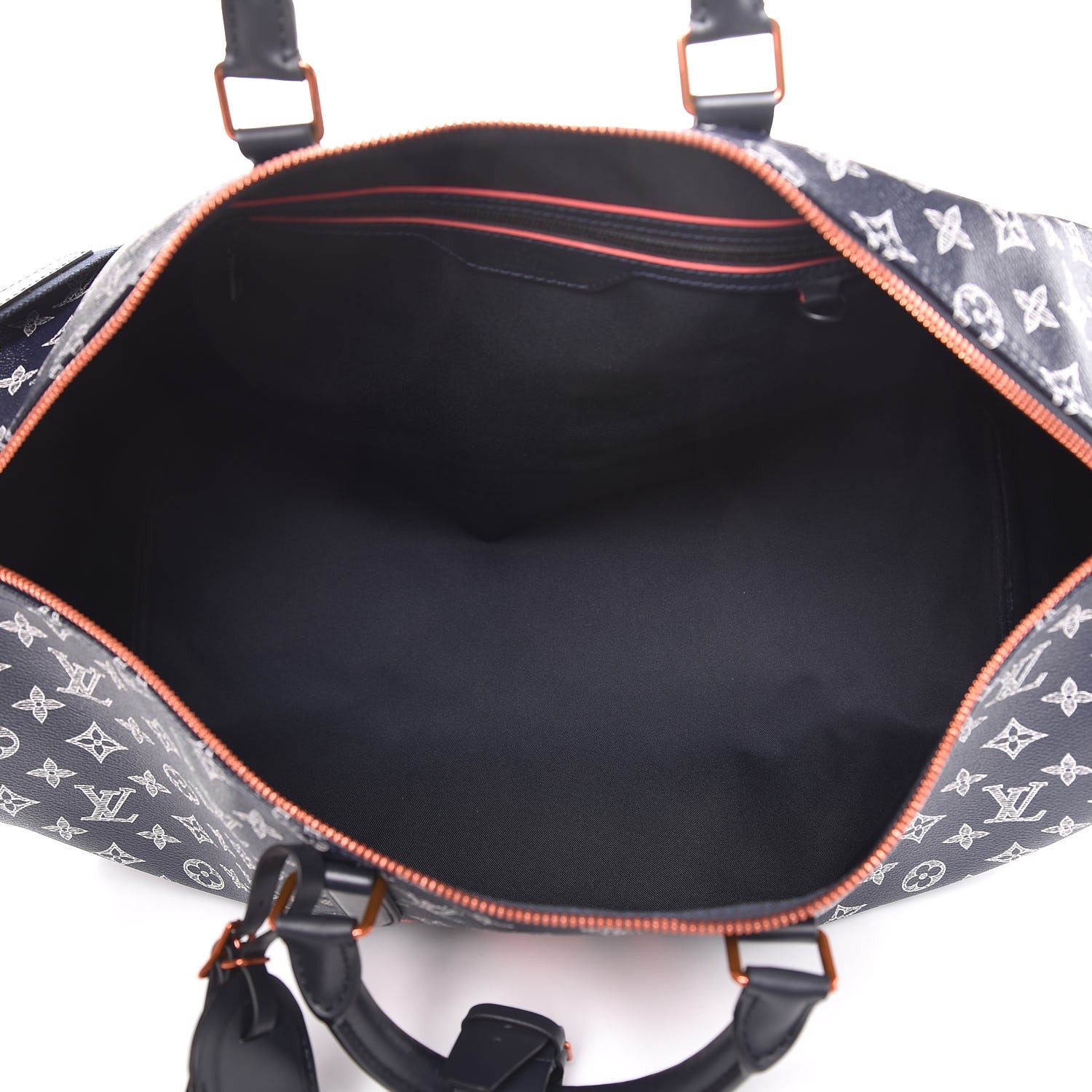 Louis Vuitton Monogram Upside Down Keepall Bandouliere 50 Ink 5 of 7