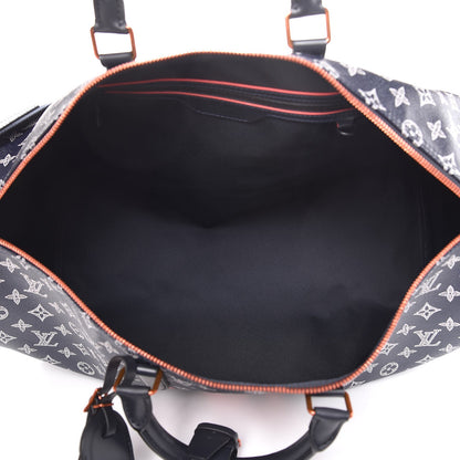 Louis Vuitton Monogram Upside Down Keepall Bandouliere 50 Ink 5 of 7