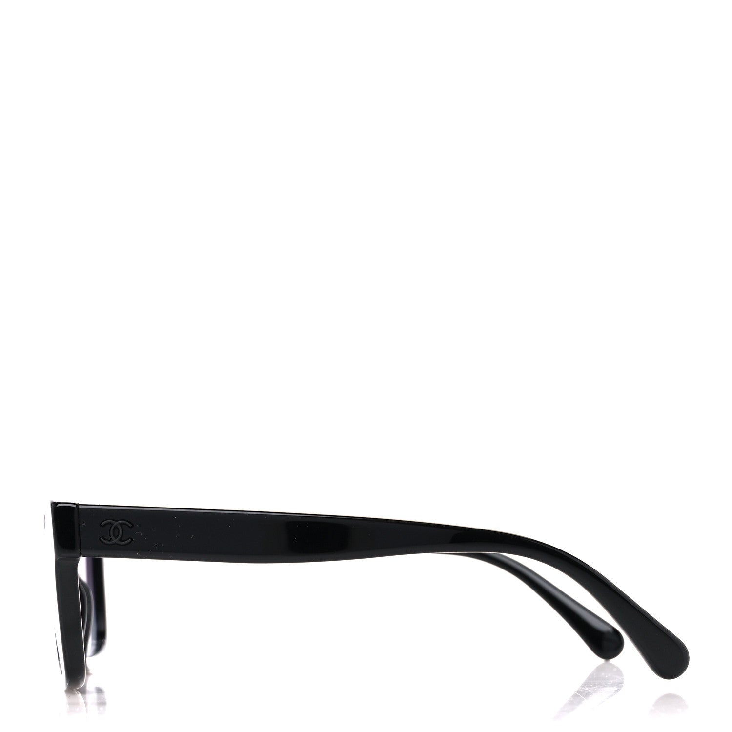 Chanel Acetate Square Sunglasses 5417 Black 4 of 9