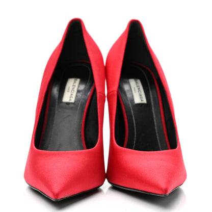 Balenciaga Spandex Knife Pointed 110mm Pumps 40 Rouge 2 of 8