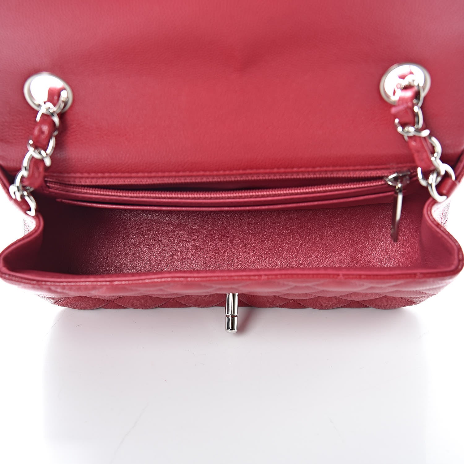 Chanel Caviar Quilted Mini Rectangular Flap Pink 5 of 11