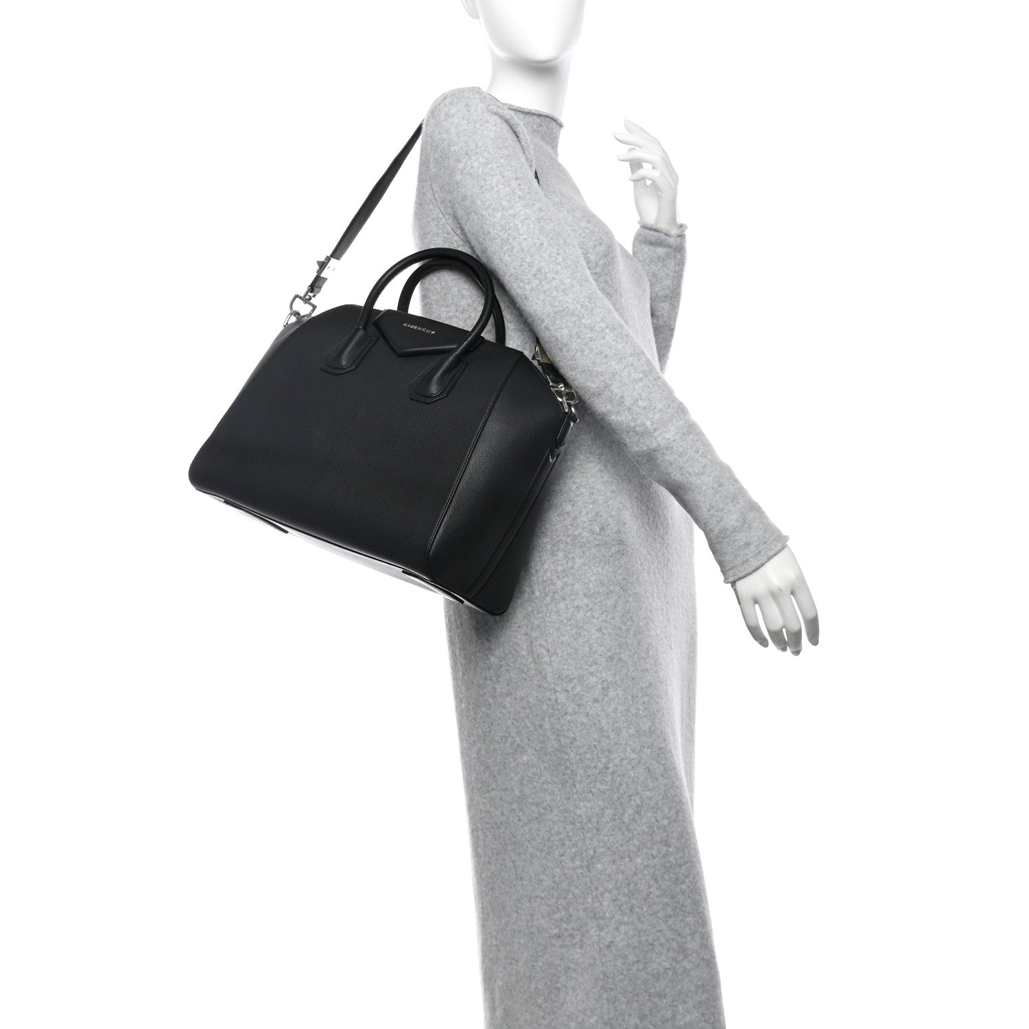 Givenchy Sugar Goatskin Medium Antigona Black 2 of 11