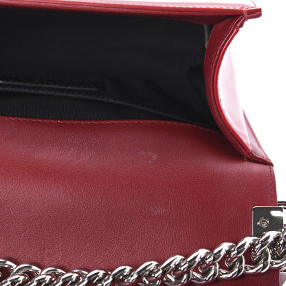 Chanel Patent Calfskin Quilted Small Plexiglass Boy Flap Red 11 of 11