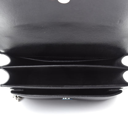 Saint Laurent Calfskin Medium Monogram Sunset Black 5 of 8