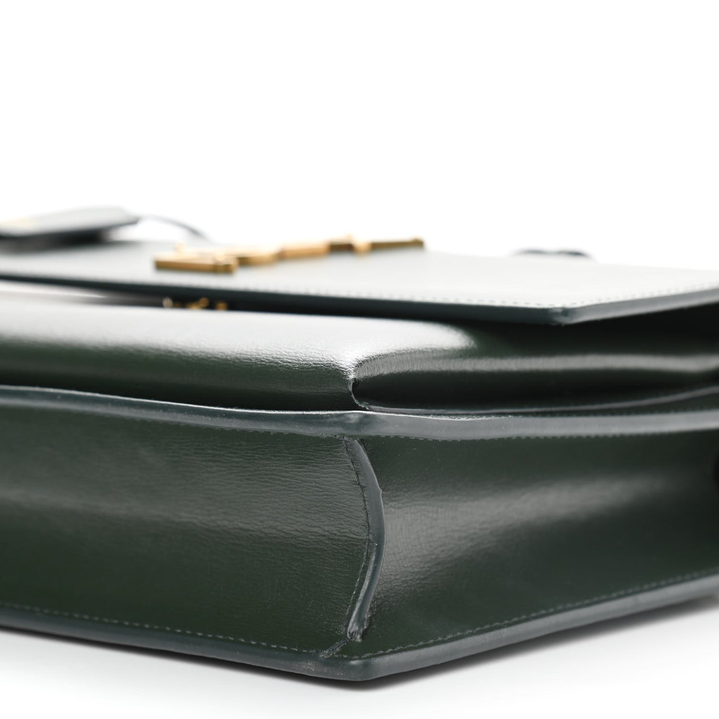 Calfskin Medium Monogram Sunset New Vert Fonce