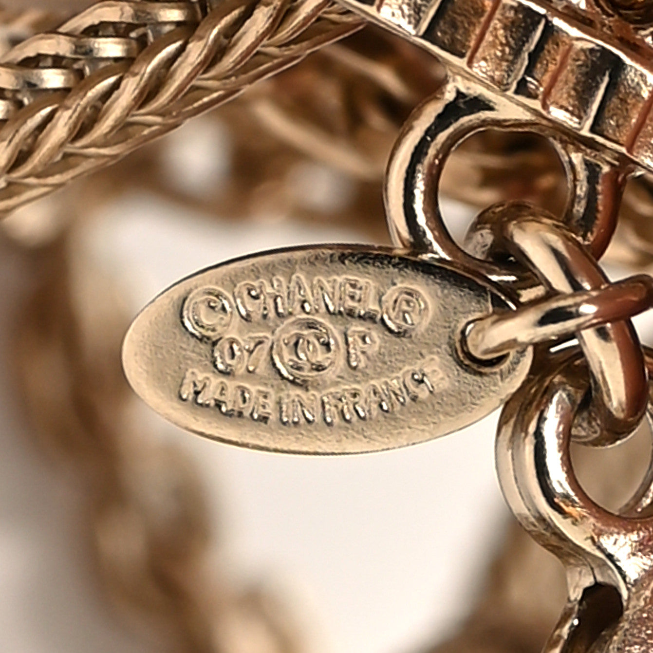 Chain CC Waspie Belt Gold