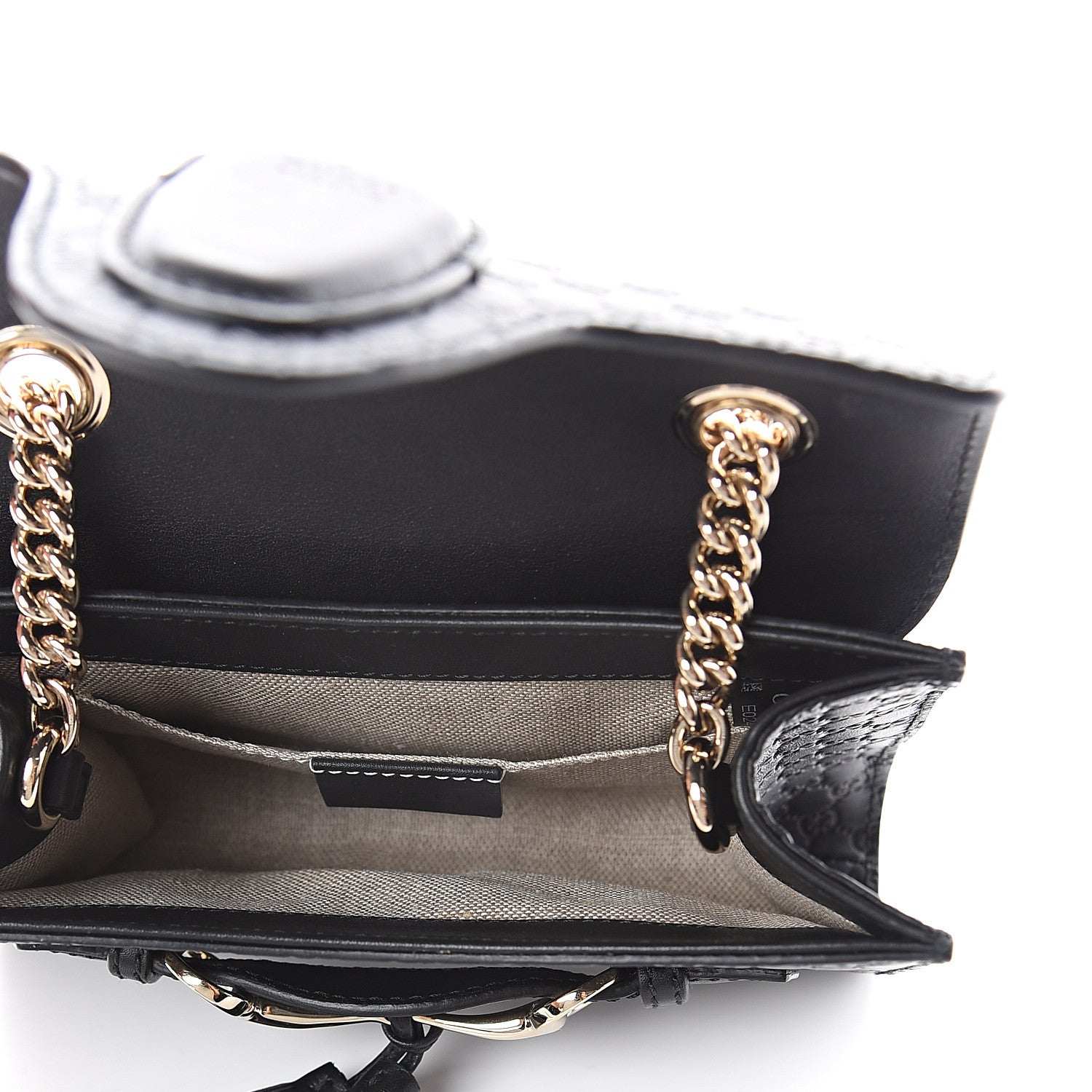 Gucci Microguccissima Mini Emily Shoulder Bag Black 4 of 5