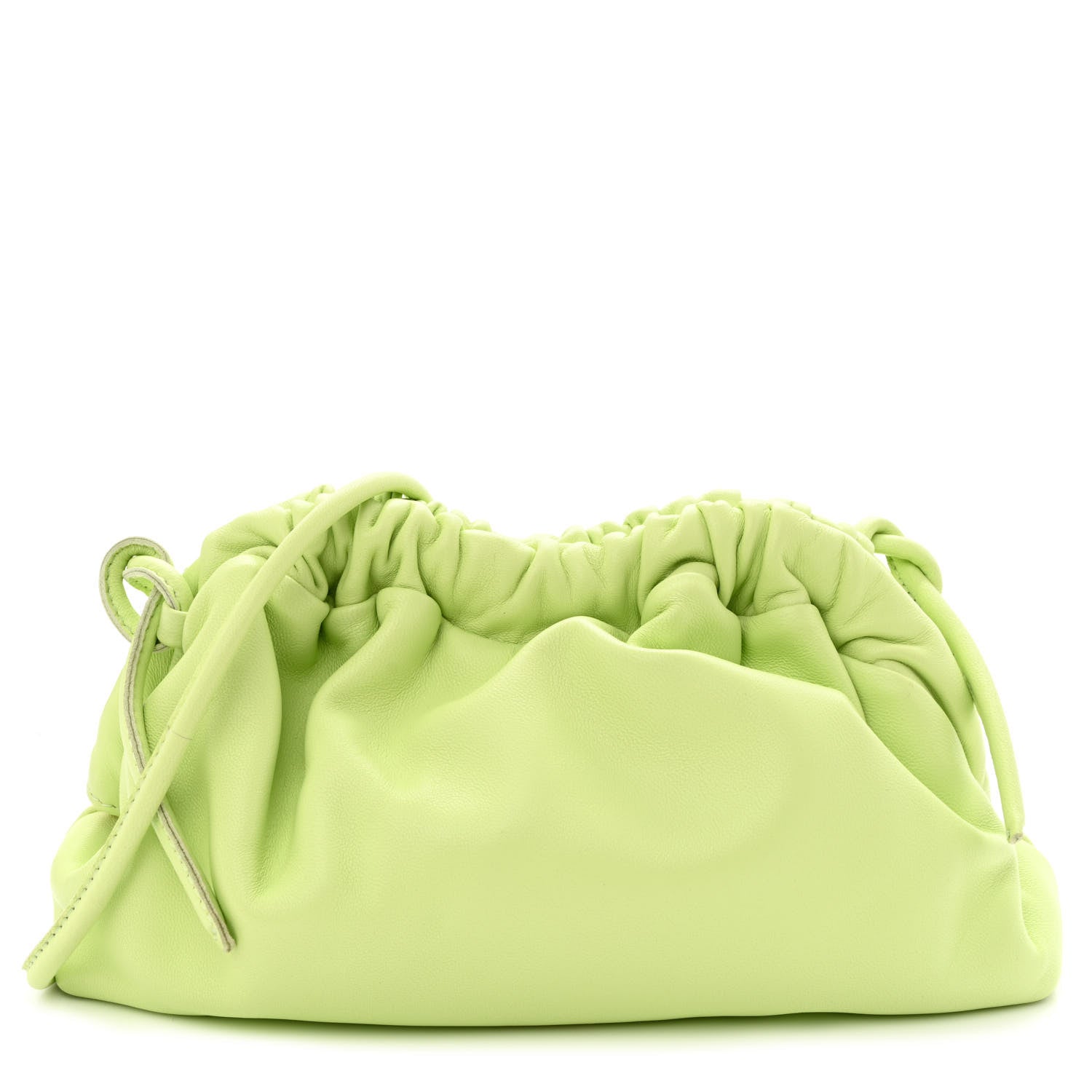 Mansur Gavriel Lambskin Mini Cloud Clutch Mint 1 of 10