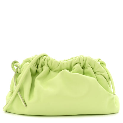 Mansur Gavriel Lambskin Mini Cloud Clutch Mint 1 of 10