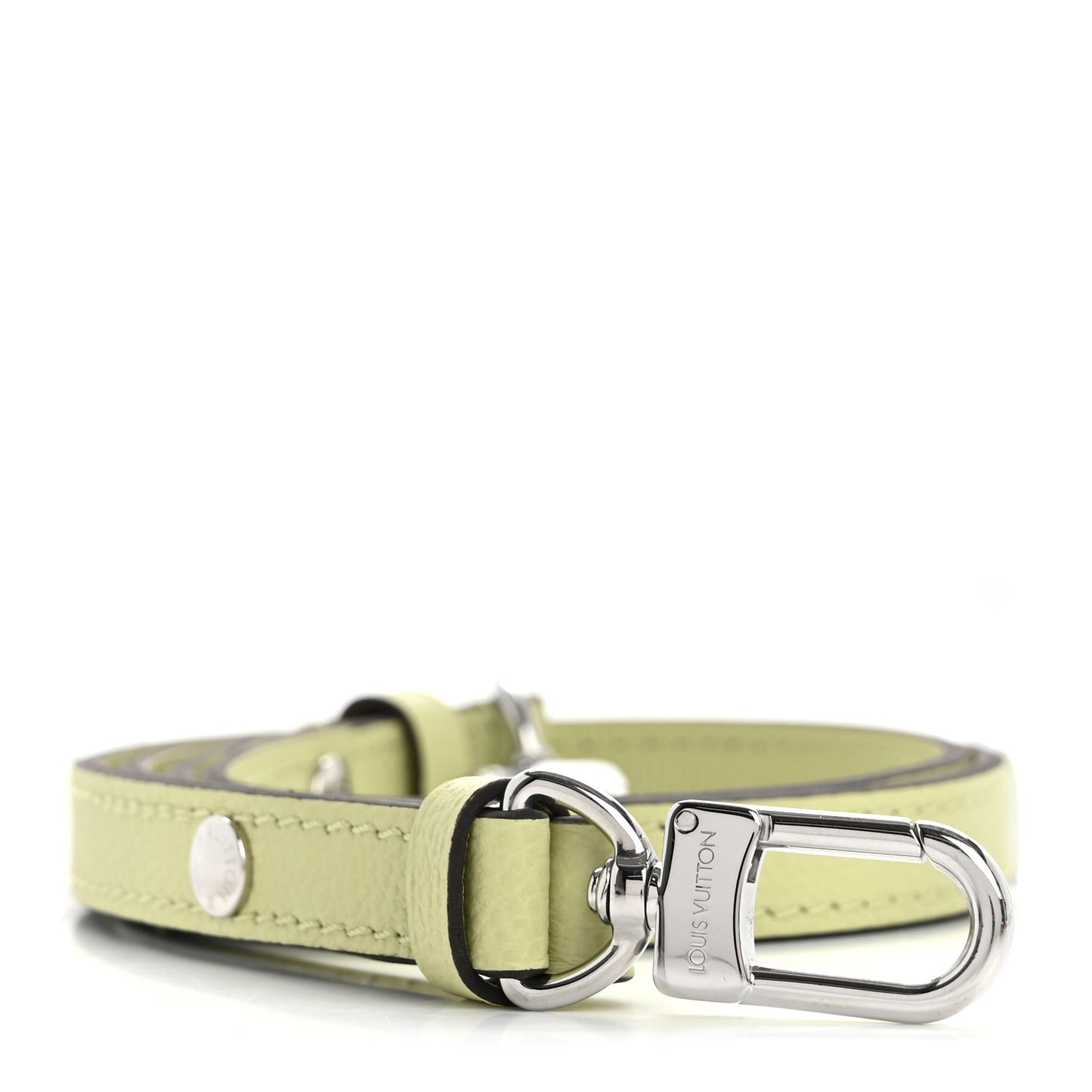 Calfskin Buci Shoulder Strap Light Green