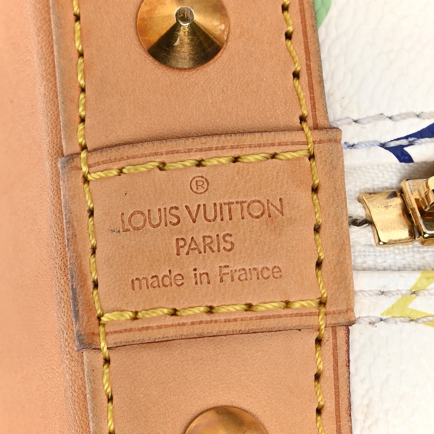 Louis Vuitton Monogram Multicolor Alma White 6 of 10