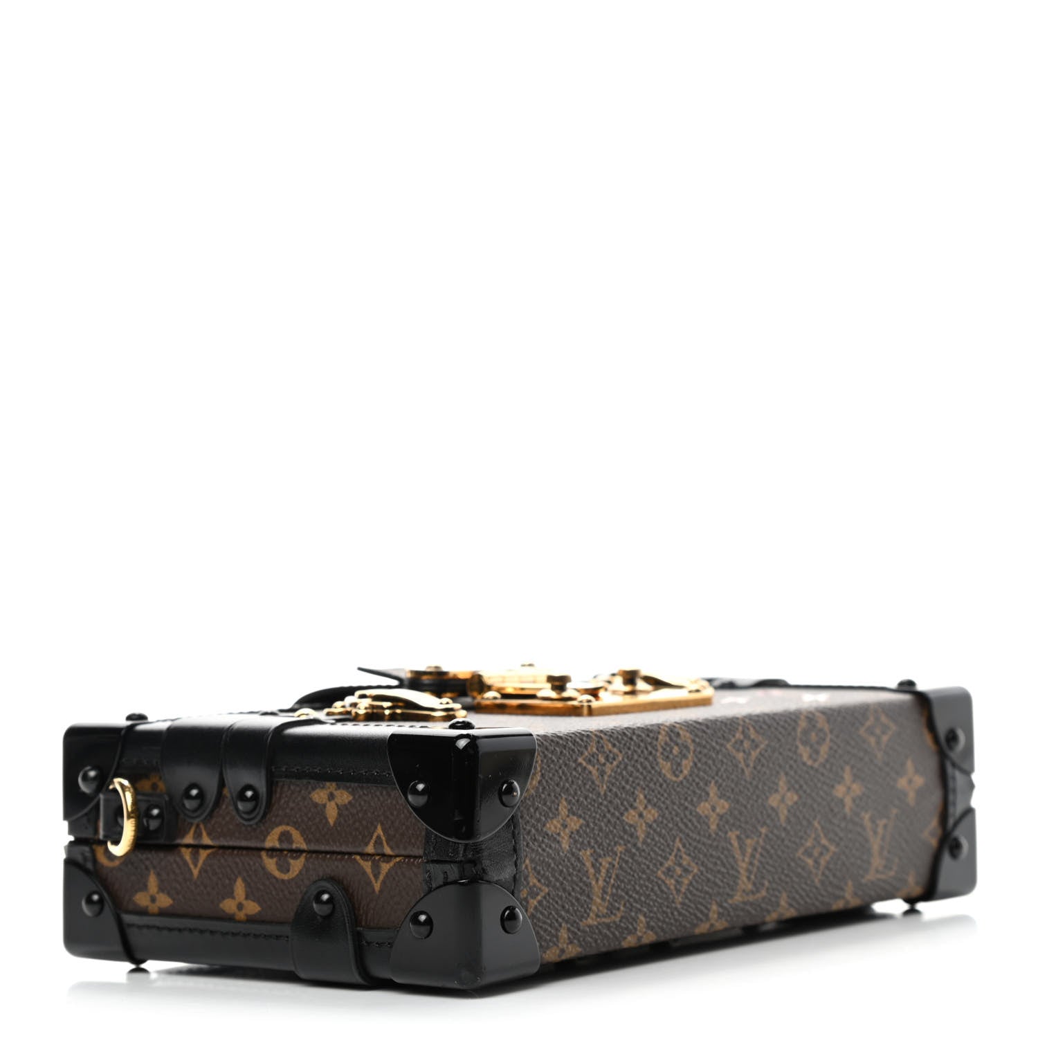 Louis Vuitton Monogram Petite Malle Black 3 of 5