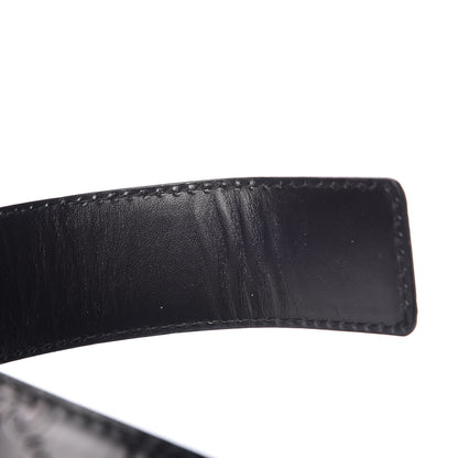 Gucci Guccissima Interlocking G Belt 90 36 Black 7 of 8