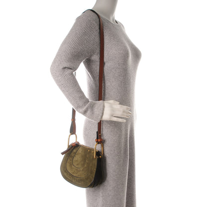 Chloe Suede Calfskin Nano Hayley Hobo Eucalyptus 2 of 7