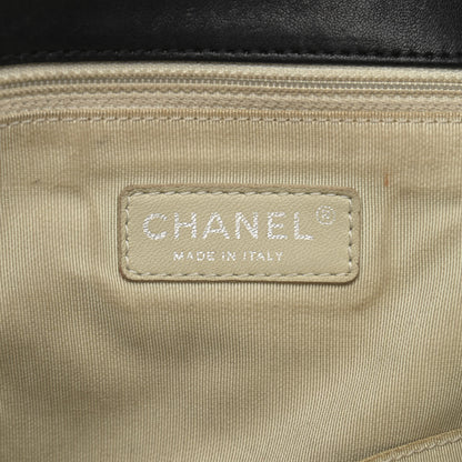 Chanel Washed Lambskin Quilted Maxi Chain Around Flap Black 6 of 12