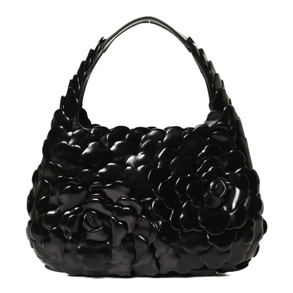 Valentino Garavani Nappa Atelier 03 Rose Edition Small Hobo Black 1 of 11