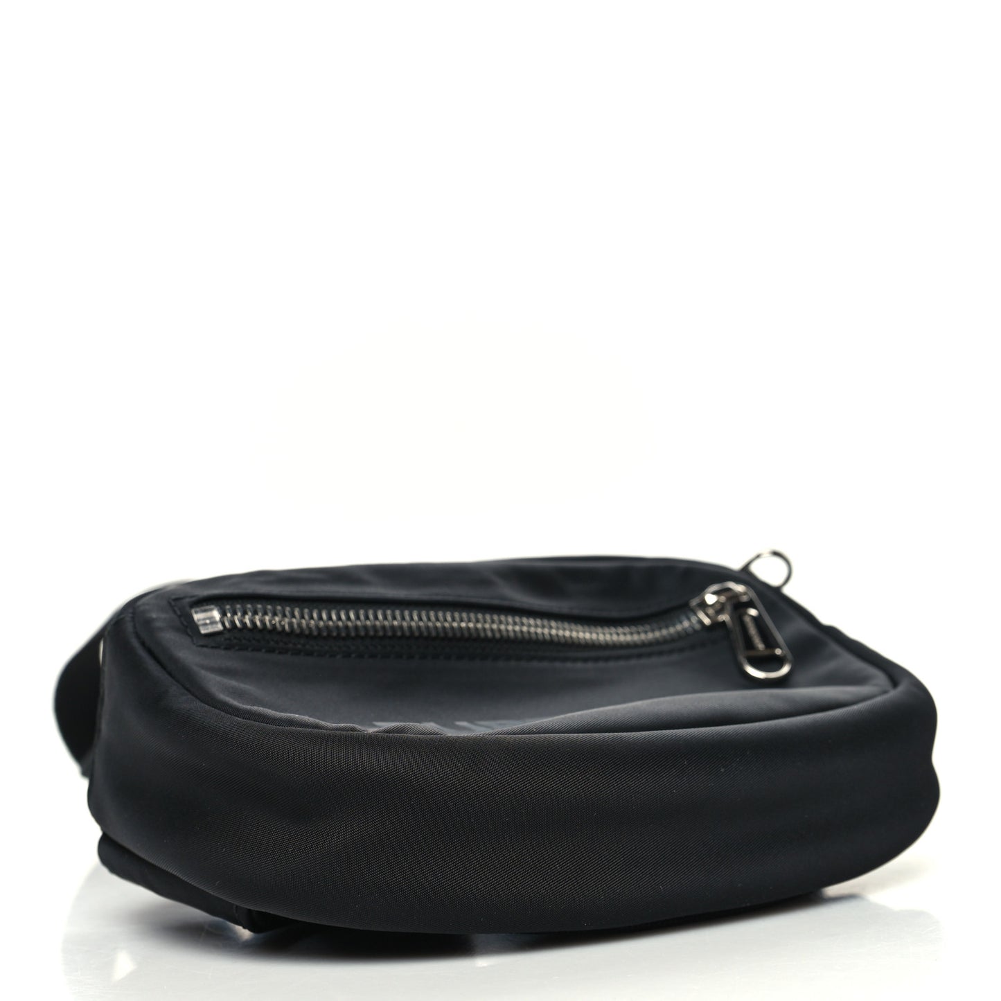 Econyl Logo Print Small Cannon Bum Bag Black