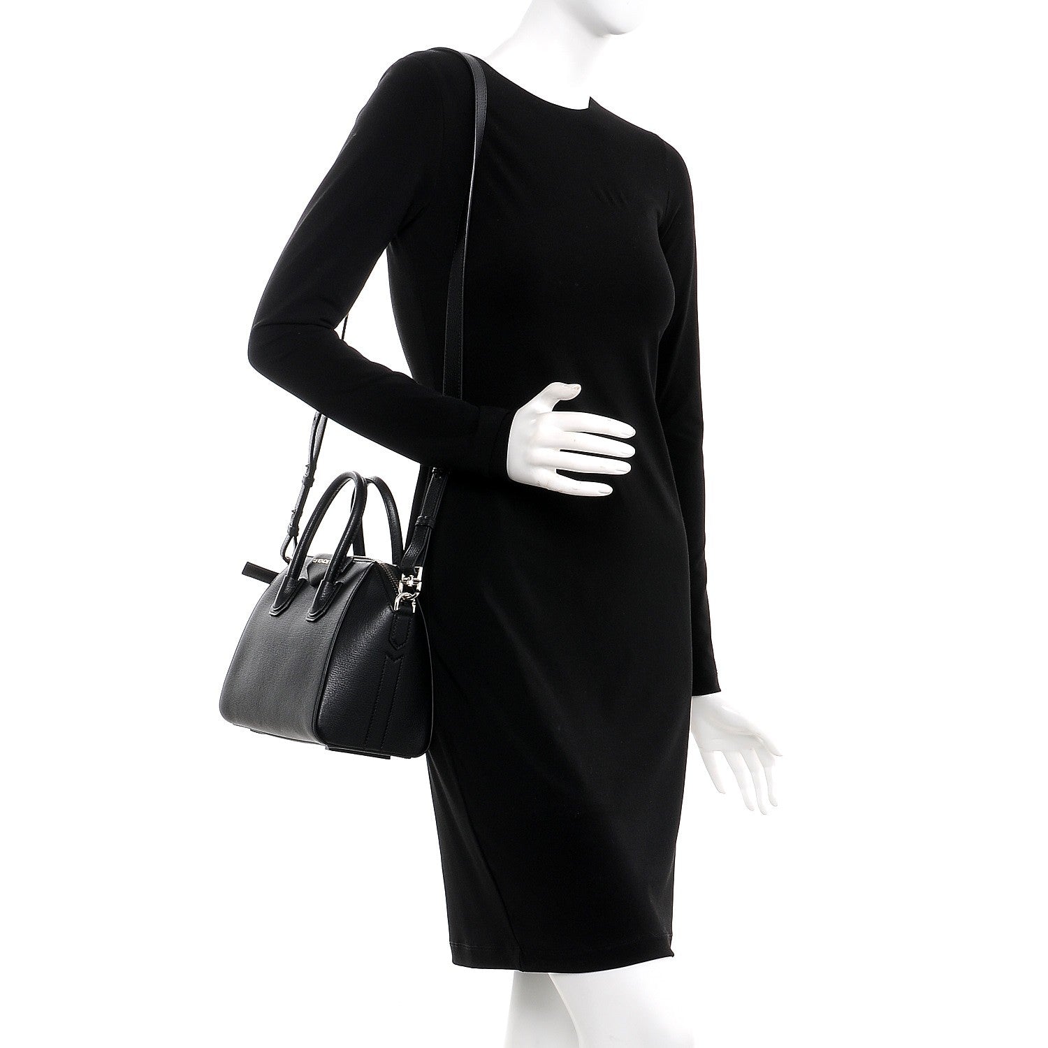 Givenchy Sugar Goatskin Mini Antigona Black 2 of 7