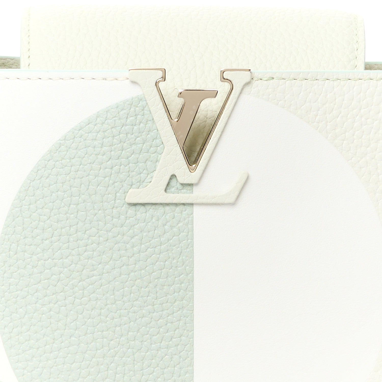 Louis Vuitton Taurillon Monogram Flower Capucines BB Jade 7 of 9