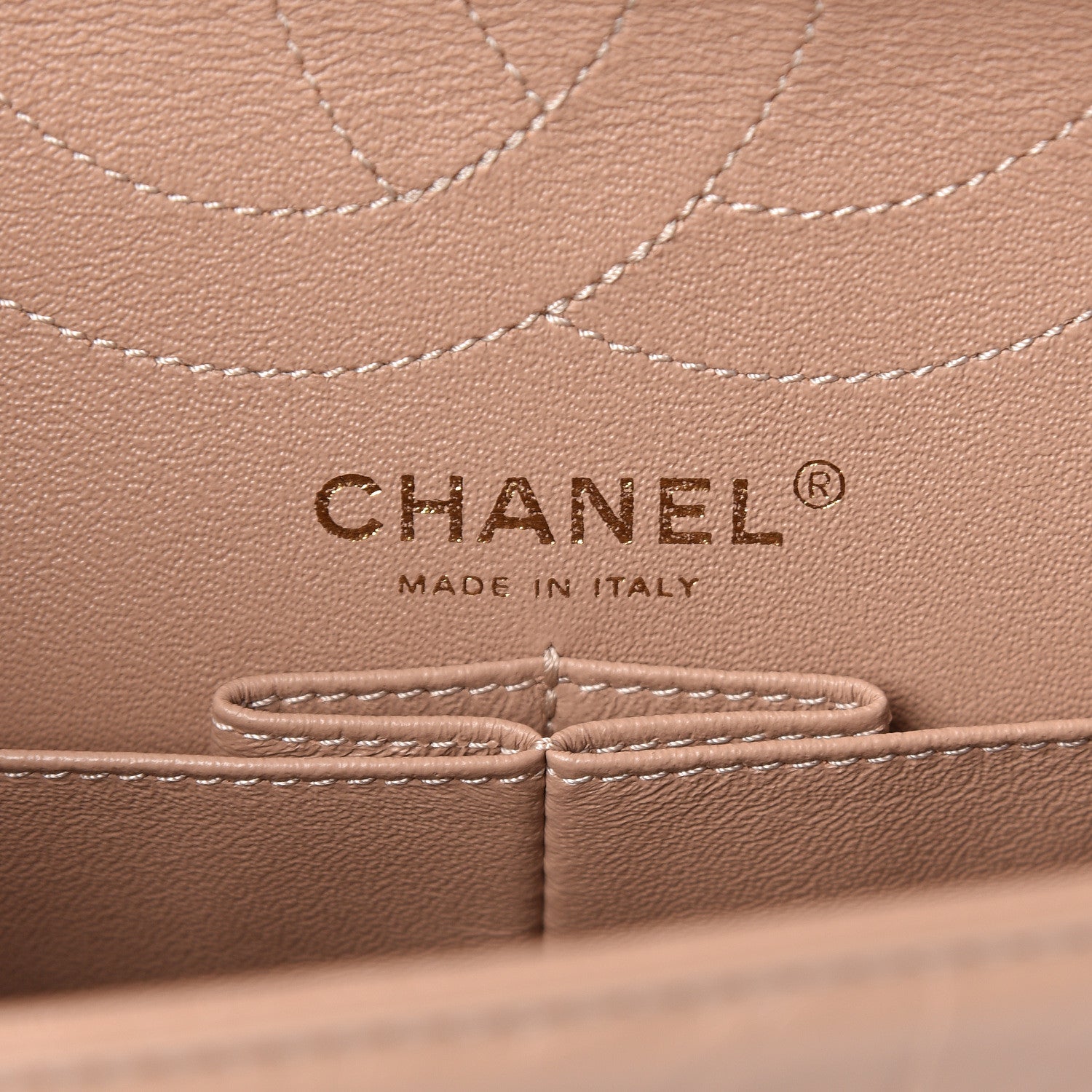 Chanel Aged Calfskin Chevron Quilted 2.55 Reissue 226 Flap Beige 6 of 10