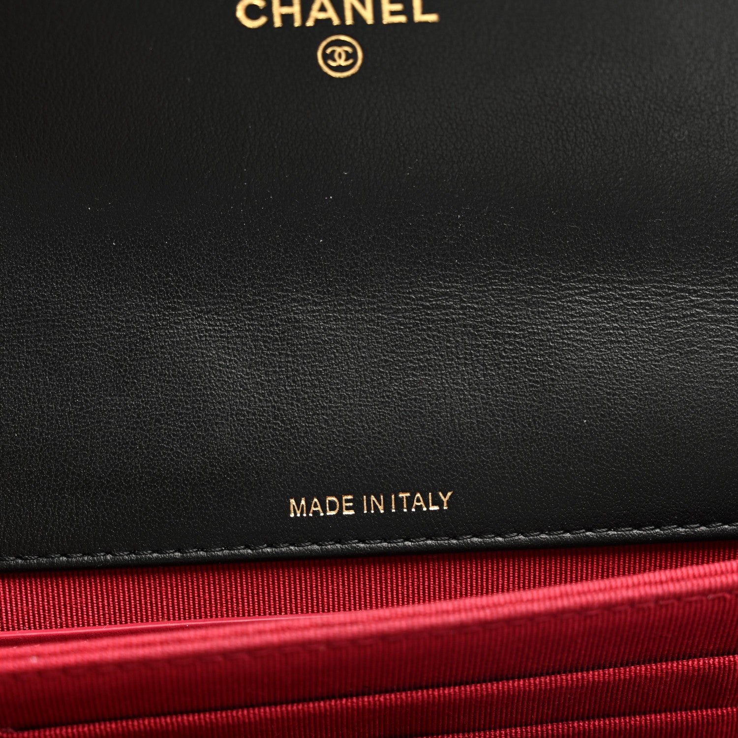 Chanel Lambskin Quilted Chanel 19 Flap Clutch Black 7 of 8