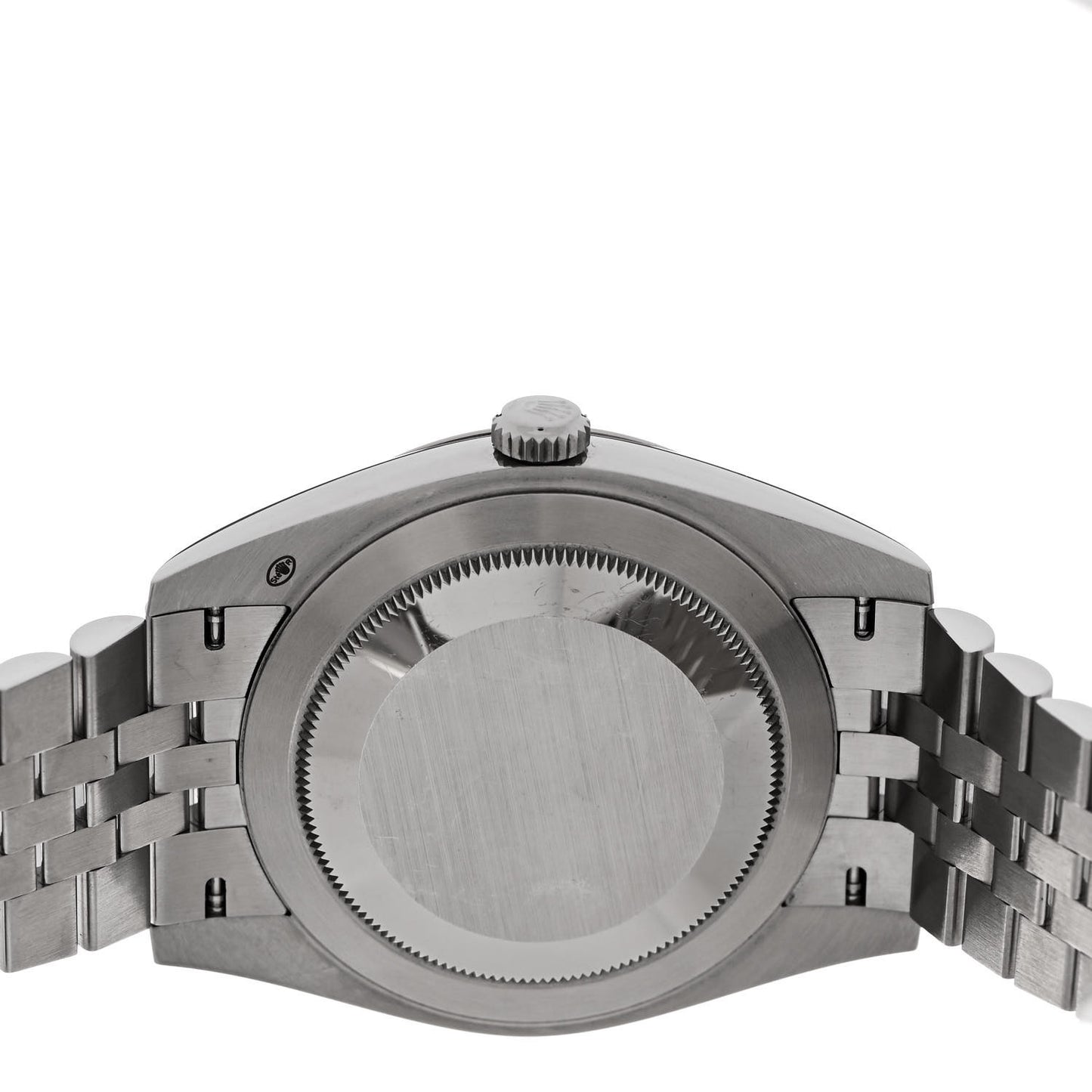 Stainless Steel 18K White Gold 41mm Oyster Perpetual Datejust Watch Black 126334