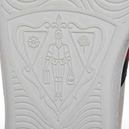 Gucci Calfskin Web Panther Embroidered Mens Ace High Top Sneakers 8.5 White 6 of 9
