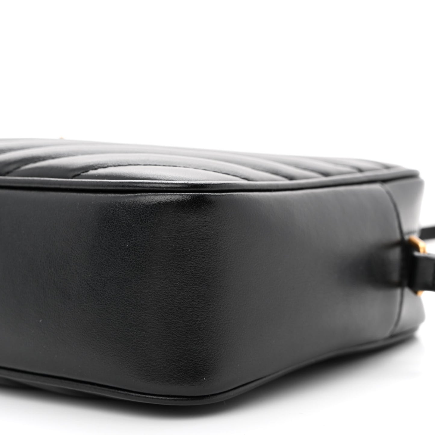 Calfskin Matelasse Monogram Lou Camera Bag Black