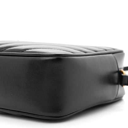 Saint Laurent Calfskin Matelasse Monogram Lou Camera Bag Black 10 of 10